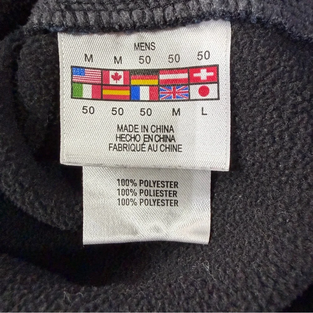 Spyder 1/4 Zip Pullover Outbound Pullover‎ Jacket Mid Weight Navy Gray Mens M
